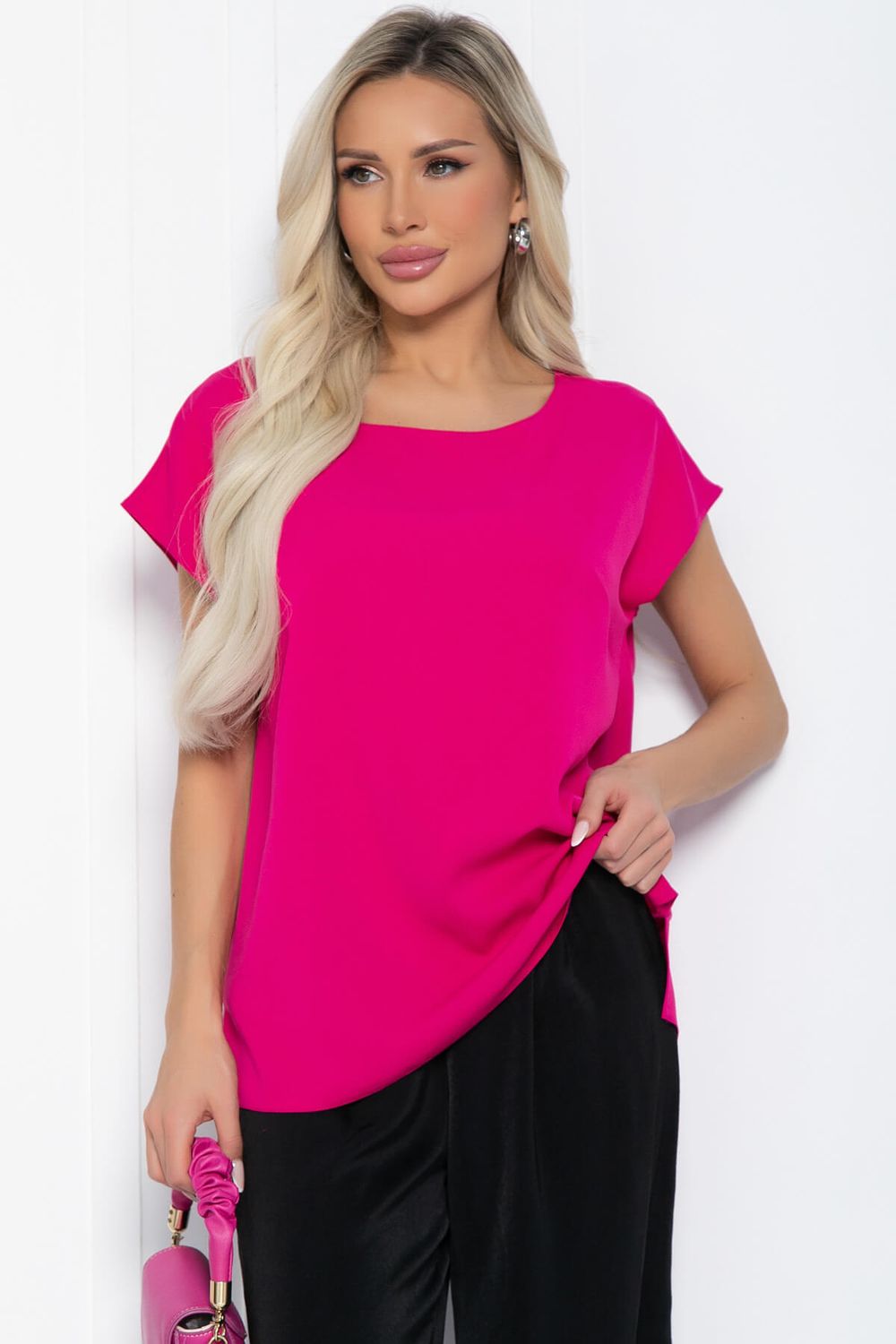 Блуза Юла (фуксия) Б12441-8 LT Collection