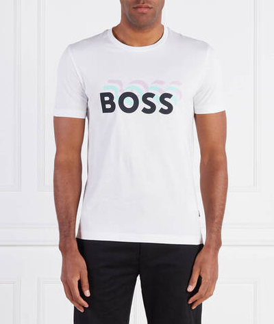 Футболка Tessler 187 BOSS BLACK - белый(50489581)
