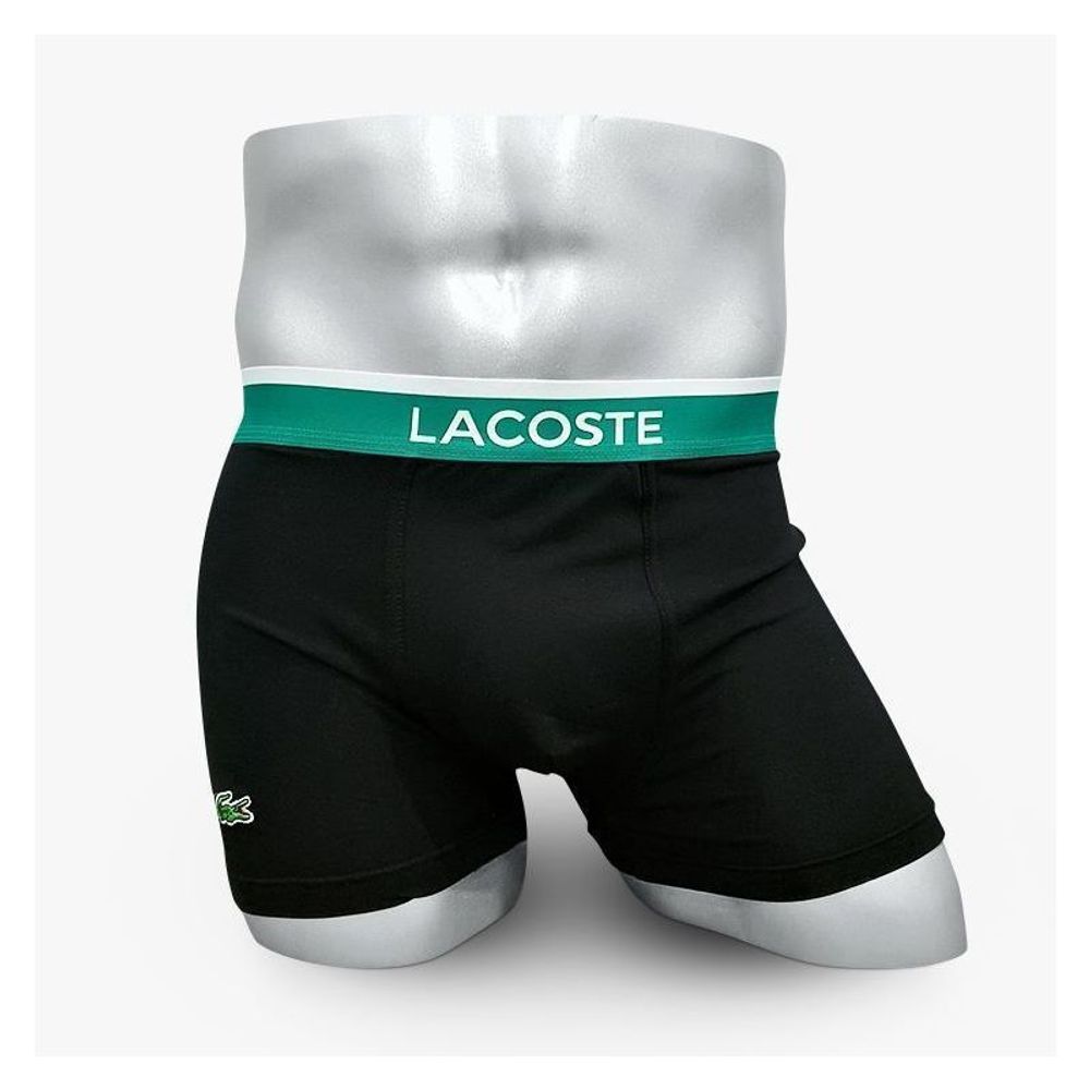 Мужские трусы боксеры черные Lacoste Underwear