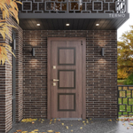 Уличная входная дверь Термо HPL