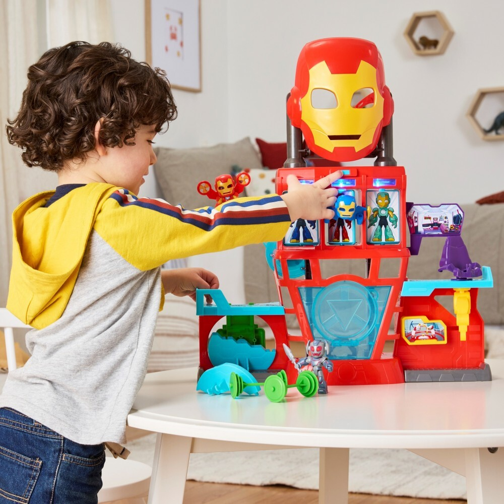 Hasbro Железный человек и суперкоманда - Железная четверка База супергероев свет и звук G1259