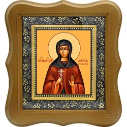 Мария Журавлева преподобномученица. Икона на холсте.