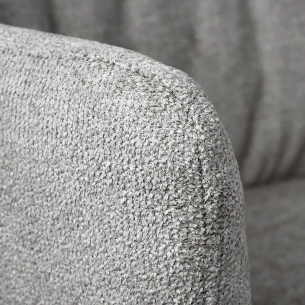 Комплект из 2-х стульев Bradex Home Grant серый шенилл на поворотном механизме