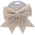 Бант на елку «Шик» 15*20 см, Шампань
