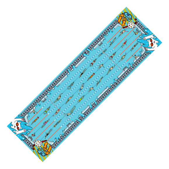 Шарф "В бассейне"