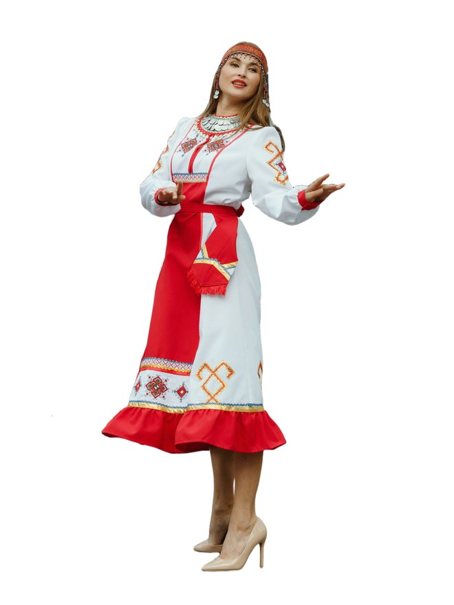 Платье «Хĕвел» (Коллекция «Нарспи» )