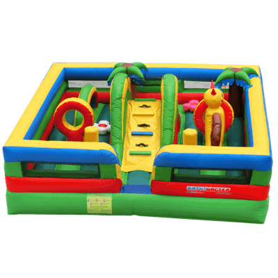 Надувной батут "Гусеничка"