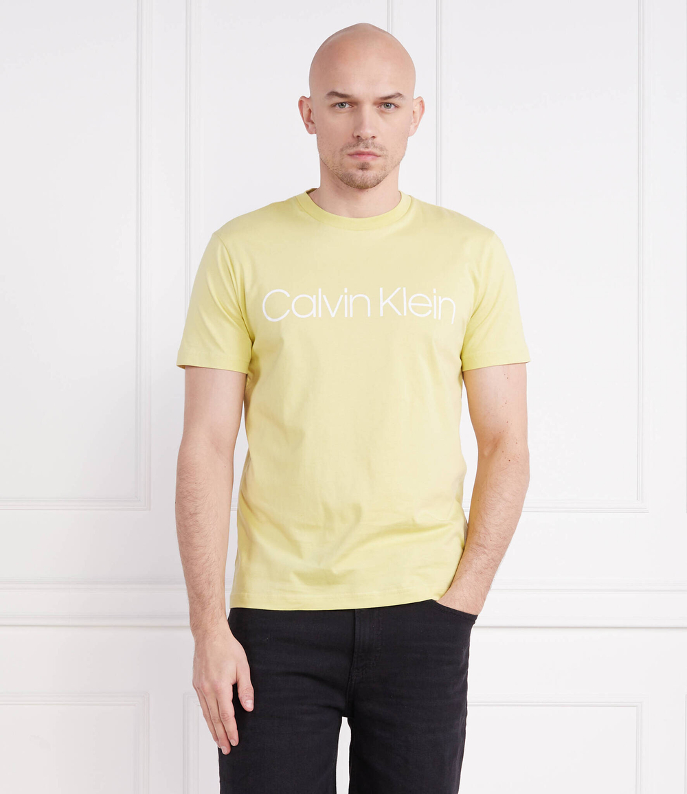 футболка front logo Calvin Klein - лимонный(K10K103078)