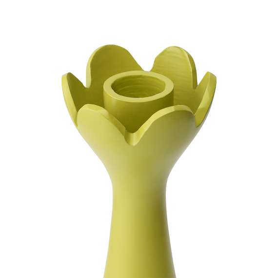 Подсвечник laminaria, 23 см, лайм