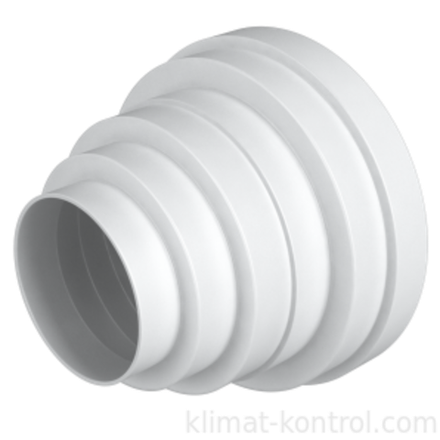 Соединитель центральный, универсальный для каналов D160/150/125/120/100/80 PU16.15.12,5.12.10.8 ERA title=