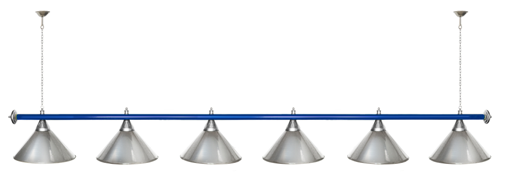 Лампа STARTBILLIARDS 6 пл. (плафоны золотые,штанга золотая,фурнитура золото)