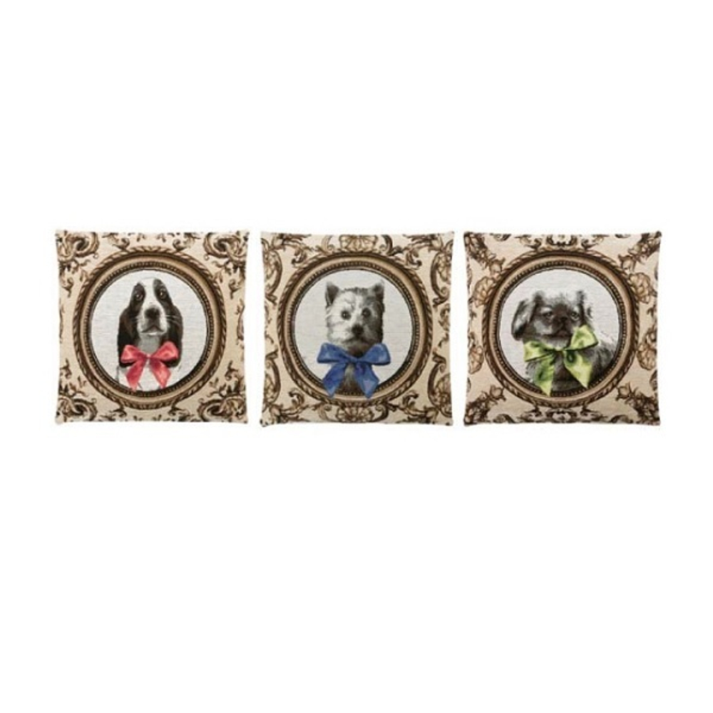 Подушка Собака с бантом [Арт. 1191]