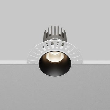 Встраиваемый светильник 9W 4000К DL124-10W-4K-TRS-B черный Dip Hight Maytoni Technical