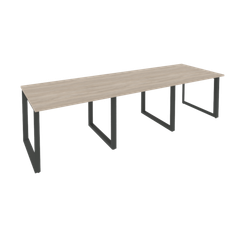 Onix Стол переговорный O.MO-PRG-3.1 Дуб Аттик/Металл Антрацит 2940*980*750