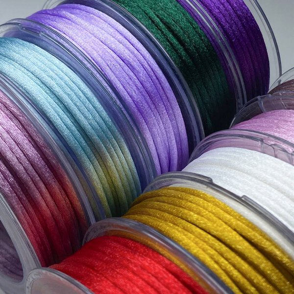 Нить для браслетов, нейлон, оттенок "Снег", 0,5мм