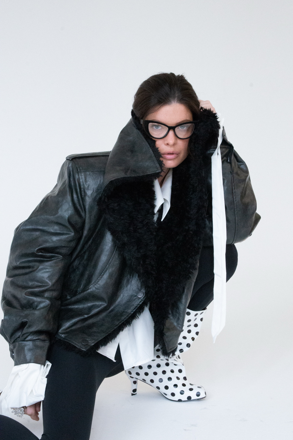 Дубленка с эко-мехом ELIAS