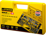 STAYER MaXCut, 40 предметов, инструментальная сталь, набор метчиков и плашек (2805-H40)