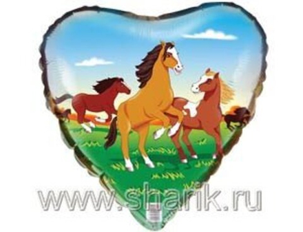 Ф 18" Сердце Лошади