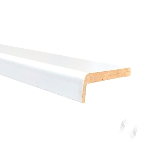 Наличник телескоп прямой 80*6*2150; эмалит белый