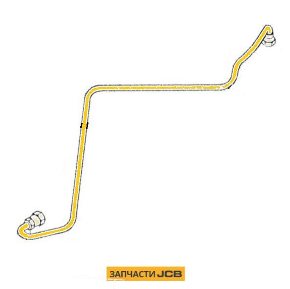 Трубка КПП JCB 445/34400