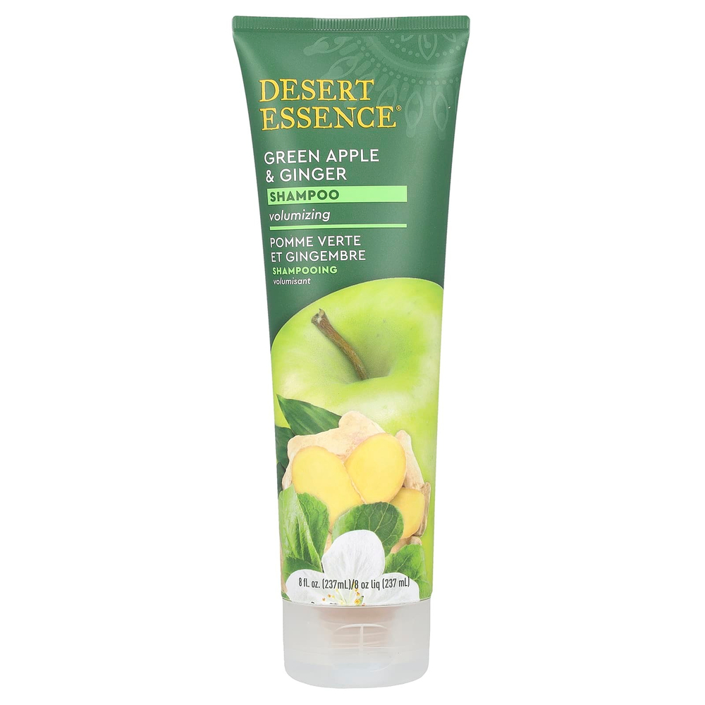 Desert Essence, шампунь для придания объема, зеленое яблоко и имбирь, 237 мл (8 жидк. унций)