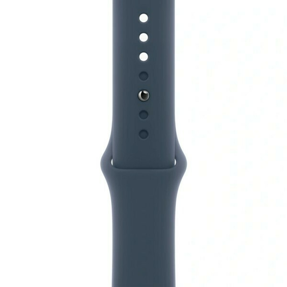 Apple Watch SE, 44мм, из алюминия серебристого цвета, спортивный ремешок (2023)
