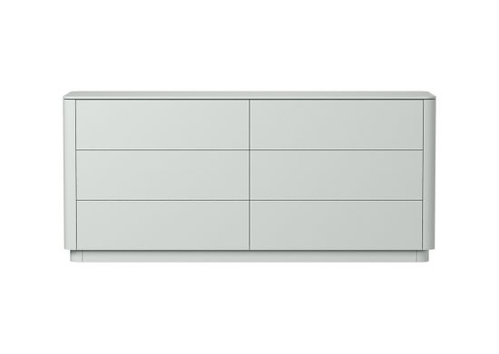 Комод Tammi 6 ящиков ширина 170 см (светло-серый)