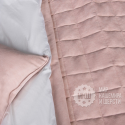 Комплект покрывала и штор СОФТТ (арт. BL10-021-12)   - светло-розовый