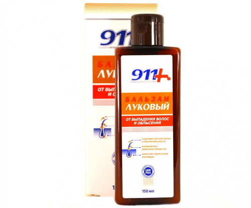 911 Бальзам Луковый от выпадения волос и облысения 150 мл