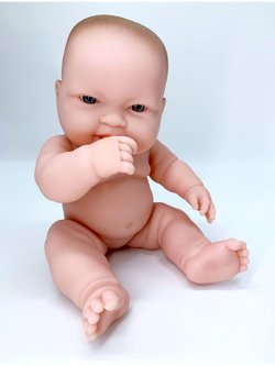 Пупс BERENGUER виниловый 36см с ванночкой для купания (16305)