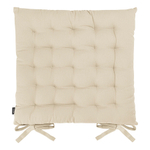 Подушка на стул из хлопка бежевого цвета из коллекции essential, 35х35 см