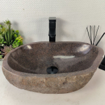 Раковина из речного камня RS-65036 51*35*16 0857