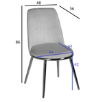 Стул Garda Decor экокожа бежевый, золото 48*56*86 см