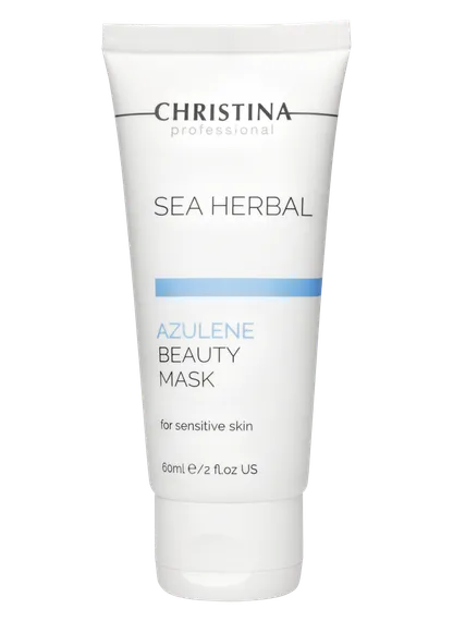 Маска красоты на основе морских трав для чувствительной кожи «Азулен»