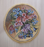 Декоративная гобеленовая салфетка Орхидея 37х39 см