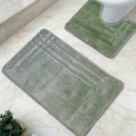 Комплект ковриков DKTX Comfort Linea 2шт 50*80/50*40см 10мм 5504 (светло-зеленый)