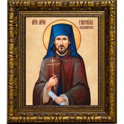 Гавриил Владимиров преподобномученик. Икона на холсте.