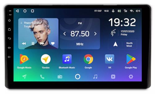 Магнитола для Toyota (внутрь отсека 230х130мм штатной рамки) - Teyes CC2 PLUS монитор 9" QLED, Android 10, Быстрая, SIM-слот