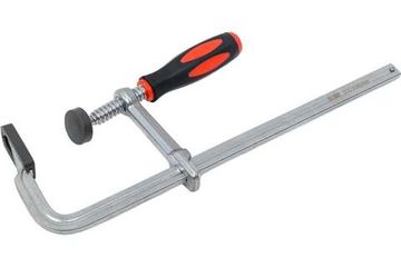 Кованая струбцина WOODWORK F-тип, 300x80 мм, c винтовой рукояткой HFC-3080