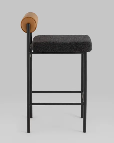 Полубарный стул Bau 65 см, темно-серый