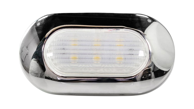 Светильник каютный светодиодный, нержавеющий корпус