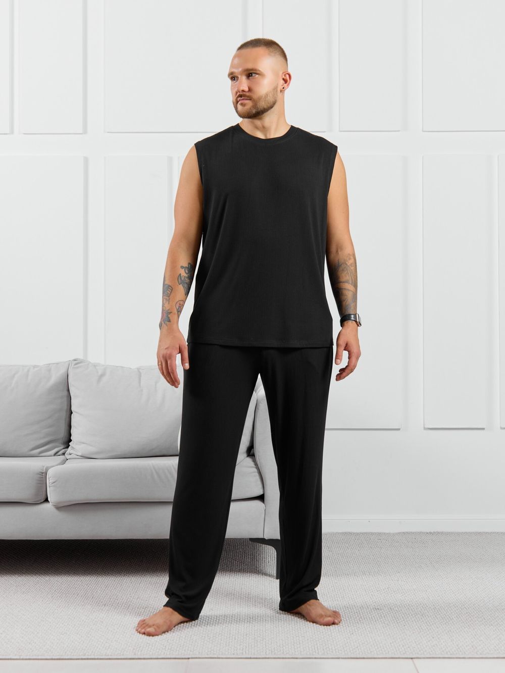 Майка мужская Алессандро-2 Виотекс ЧЁРНЫЙ