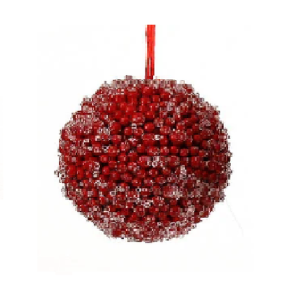 Шар красный из ягод