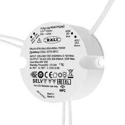 Источник тока DALI NFC DT6 25Вт 300-850А Lighting control 721031