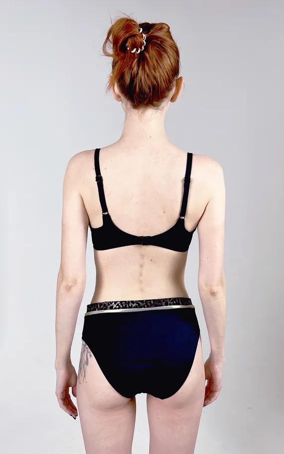 Купальник 518 Braga Exclusive Black-Gold