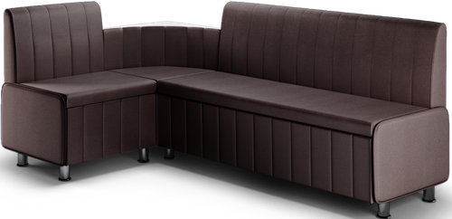 Кухонный уголок со спальным местом К022 кожзам pearl chestnut дерево