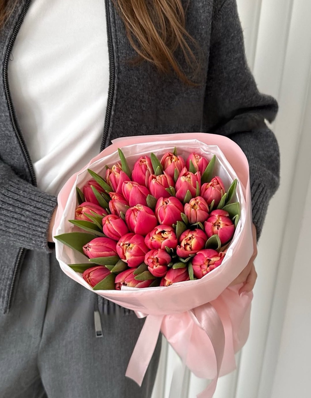 25 Пионовидных тюльпанов Коламбус