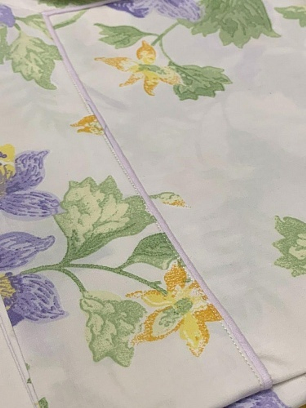 Постельное белье 2 спальное евро Palombella Sanderson Iris белое