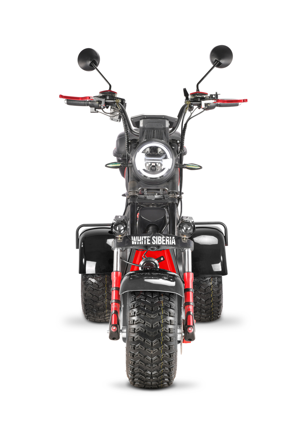 Электроскутер WHITE SIBERIA IKRA 5000W Black