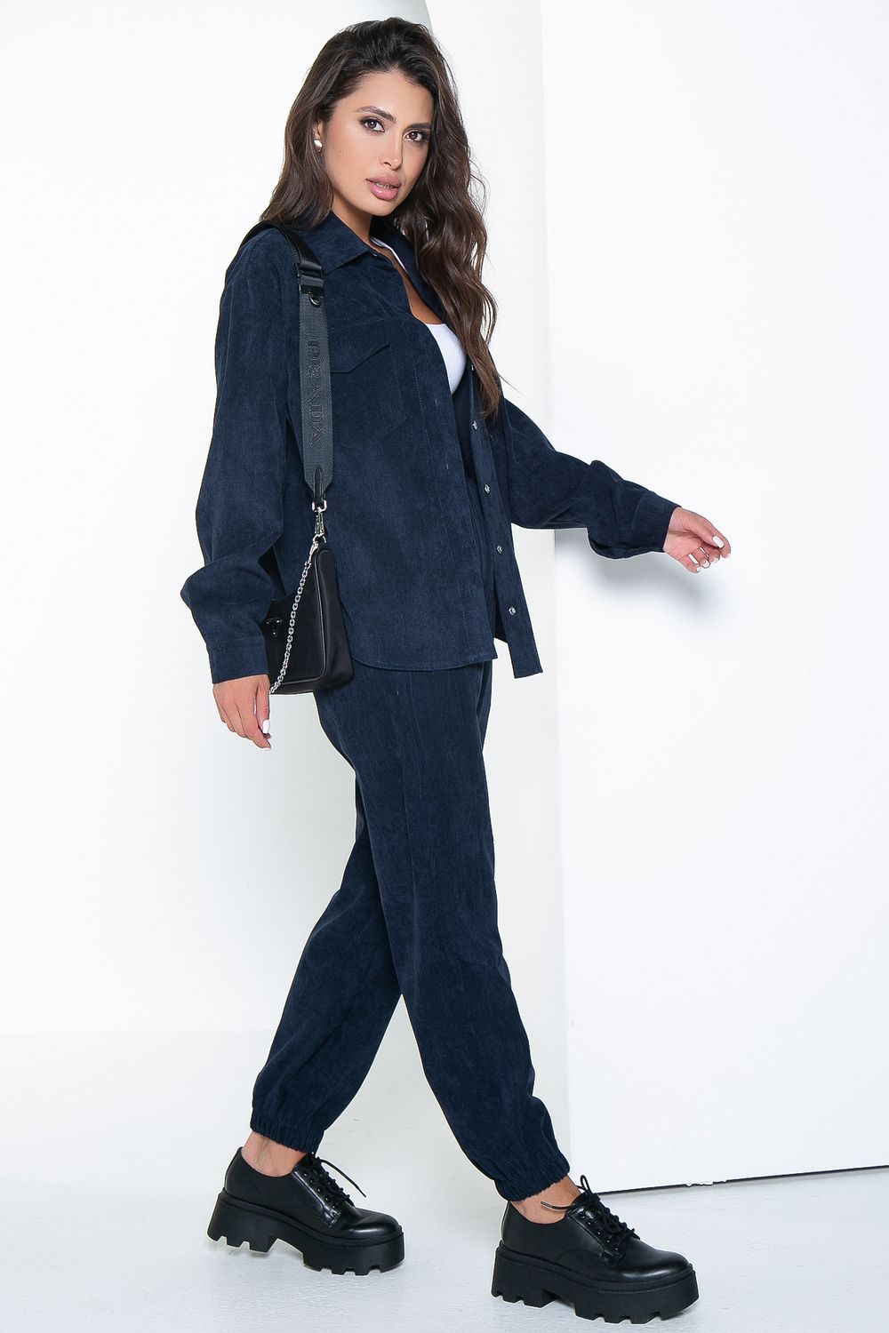 Рубашка "На пульсе моды" (сапфир) Б2670-ТА- (Акция)